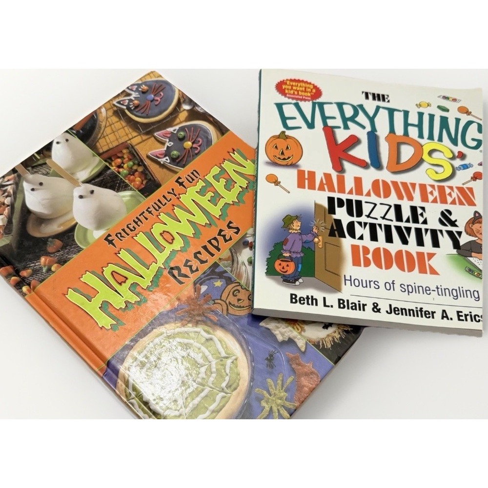 Halloween Cookbook Craft Project DIY Kids Fun Books Retro School Gift Ideas VTG